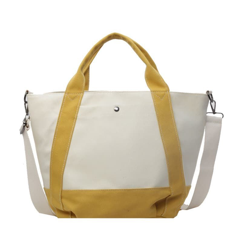 Classic Contrast Tote Purse