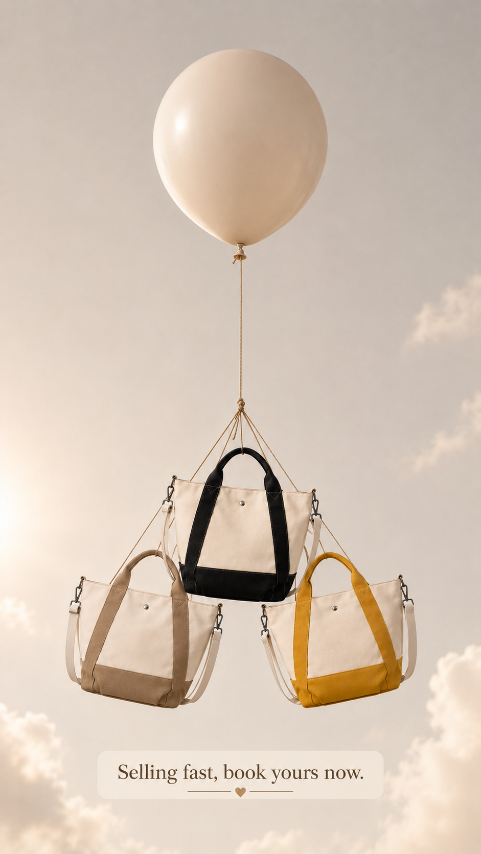 Classic Contrast Tote Purse
