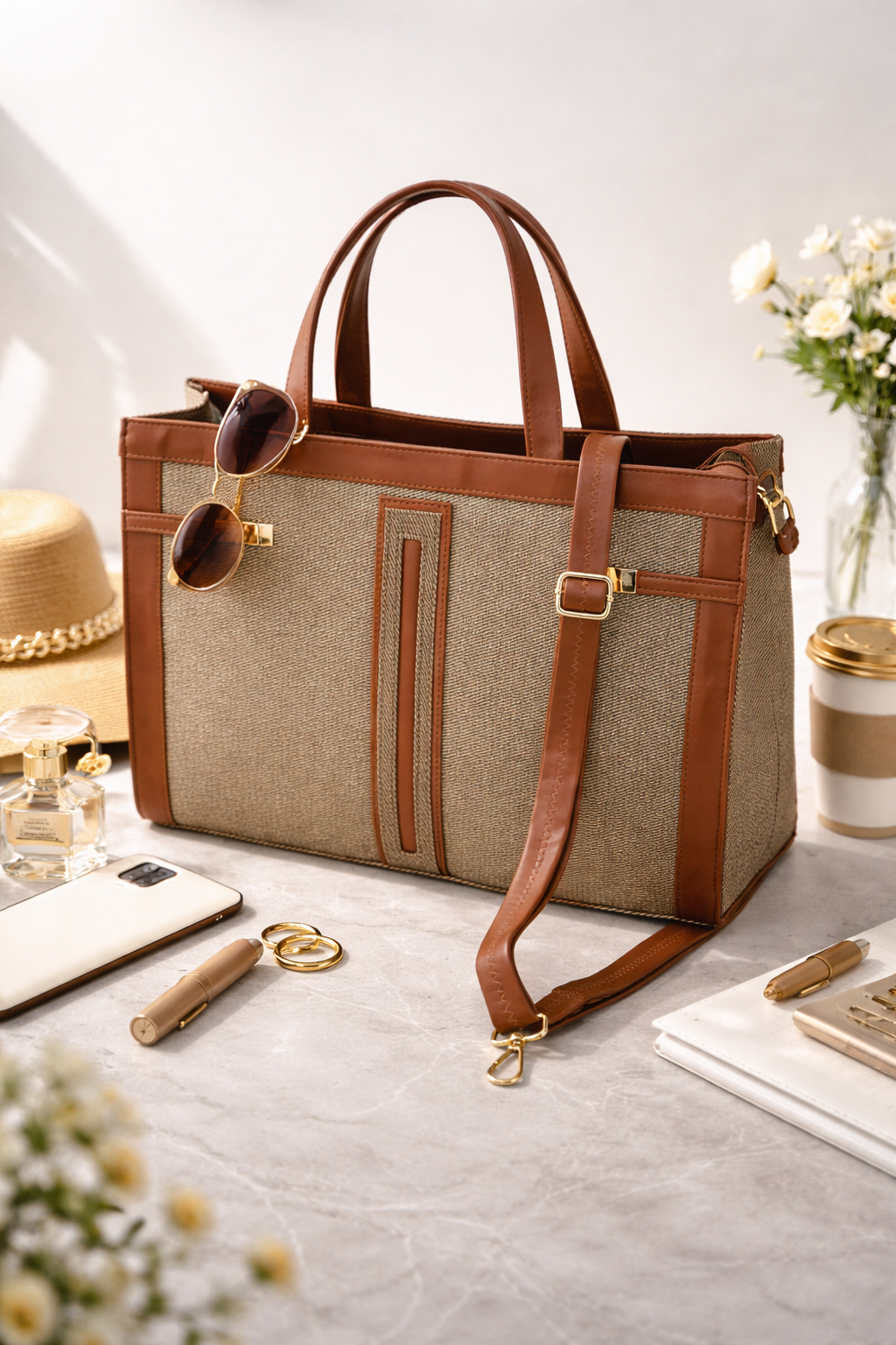 Premium Lifestyle Women’s Handbag Collage