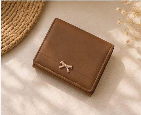 Elegant Bow Mini Wallet