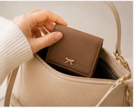 Elegant Bow Mini Wallet