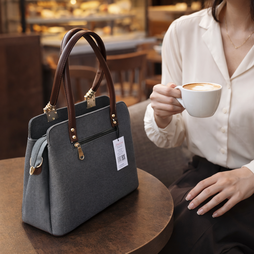 Multi Shade Elegant Tote Bag