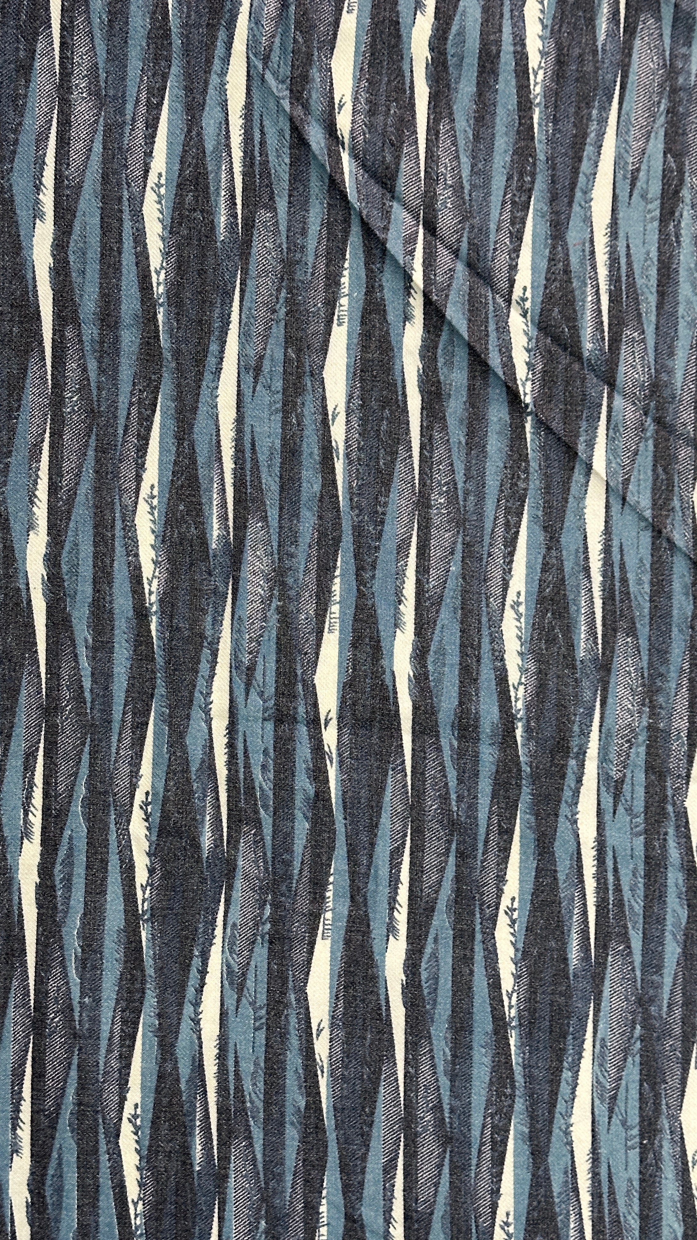 Heritage Bloom Floral Woolen Un-Stitched Fabric.