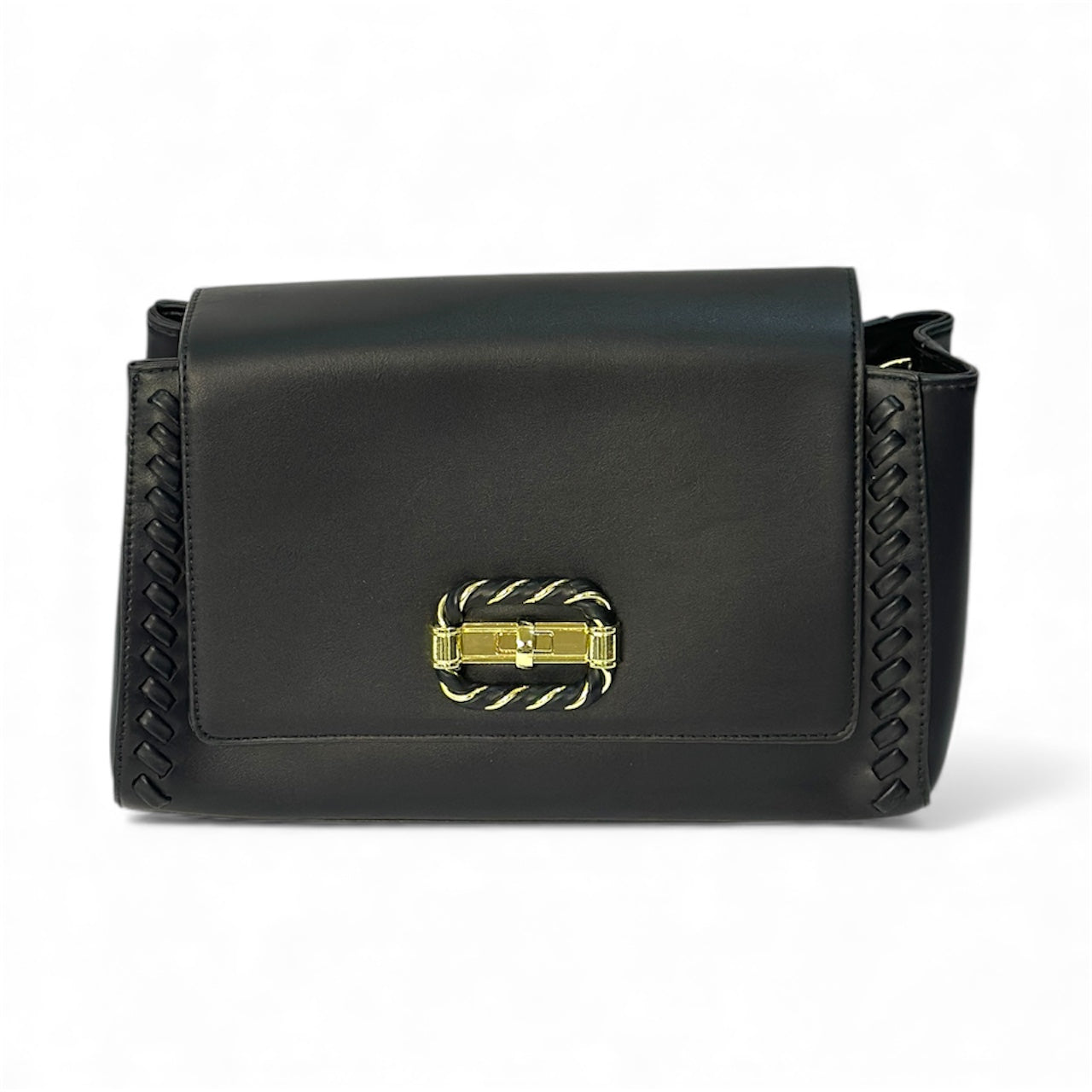Elegant Chain Detail Top-Handle Bag