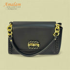 Elegant Chain Detail Top-Handle Bag