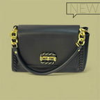 Elegant Chain Detail Top-Handle Bag