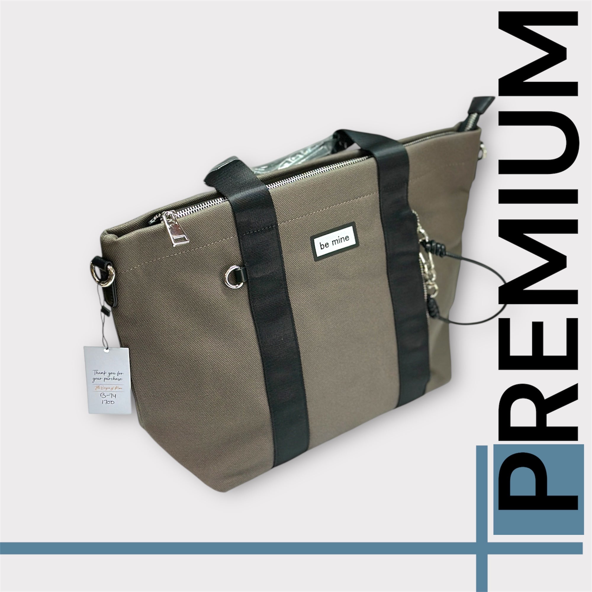 Modern Work & Travel Tote Bag