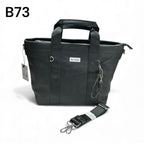 Minimal BlackTote Bag with Front Zip Pocket – Everyday Carry Tote