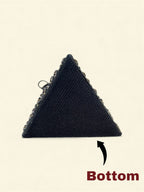 Geometric Beaded Party Clutch with Wrist Strap