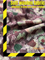 Heritage Bloom Floral Woolen Un-Stitched Fabric.