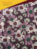 Heritage Bloom Floral Woolen Un-Stitched Fabric.