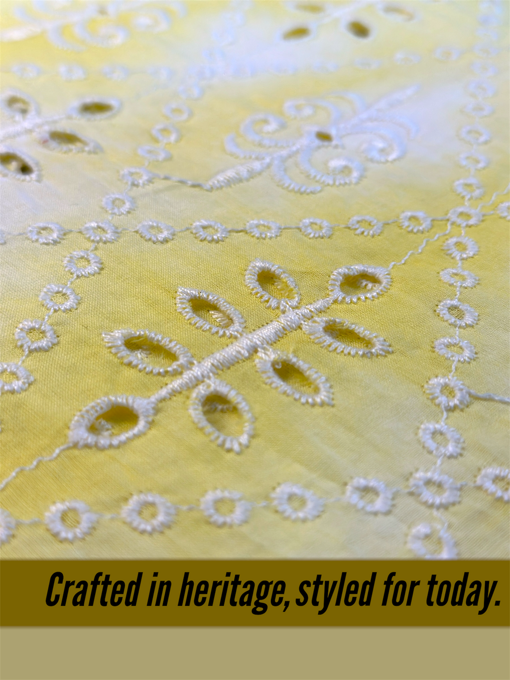 Sunlit Bloom Embroidered Cotton Un-Stitched Fabric