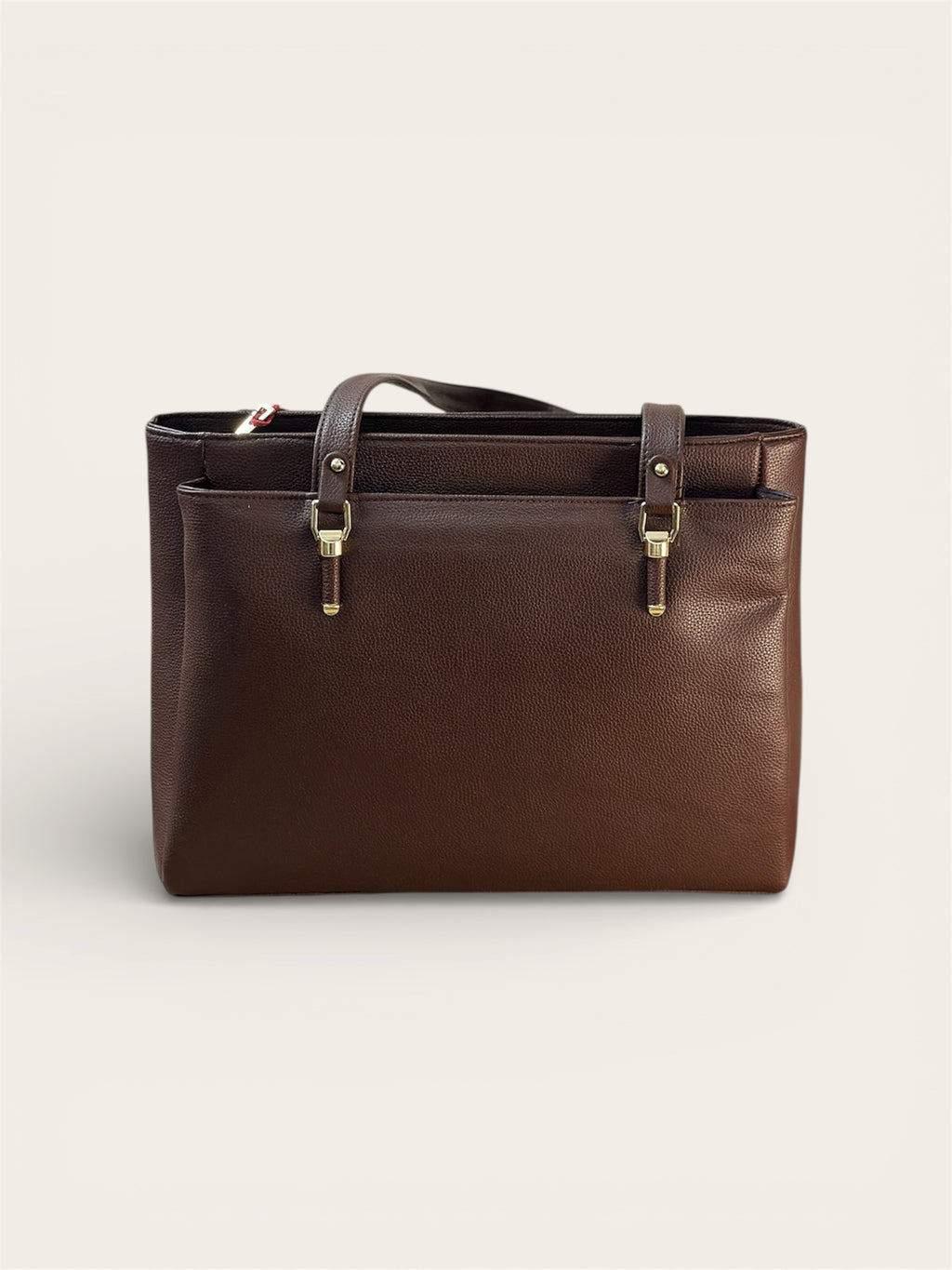 Ladies Tote Handbag Made with Polyurethane Leather