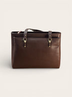 Ladies Tote Handbag Made with Polyurethane Leather