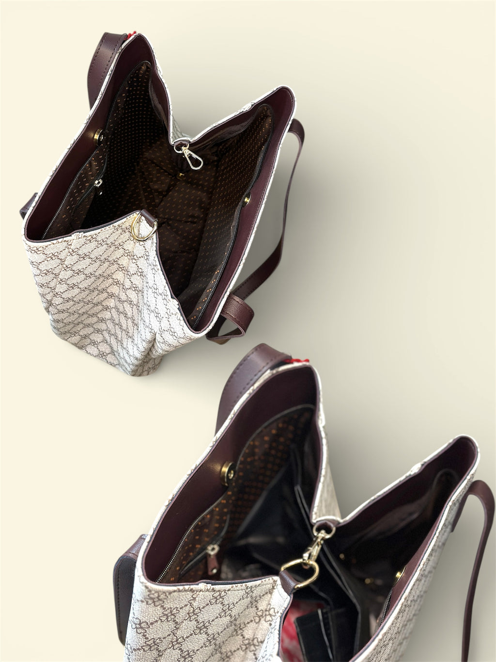 Combo Tote Bag with Matching Pouch (Expandable Design)