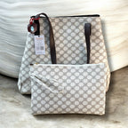 Combo Tote Bag with Matching Pouch (Expandable Design)