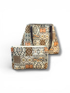 Combo Tote Bag with Matching Pouch (Expandable Design)