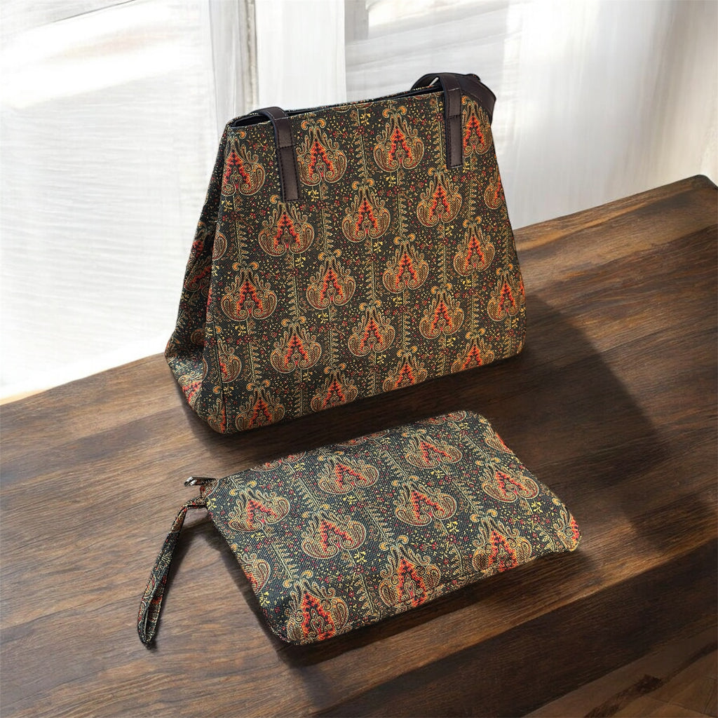 Combo Tote Bag with Matching Pouch (Expandable Design)