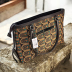 Elegant Paisley Laptop Tote Bag