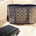 Elegant Paisley Laptop Tote Bag
