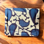Indigo Print Zipper Pouch/Mini Wallet