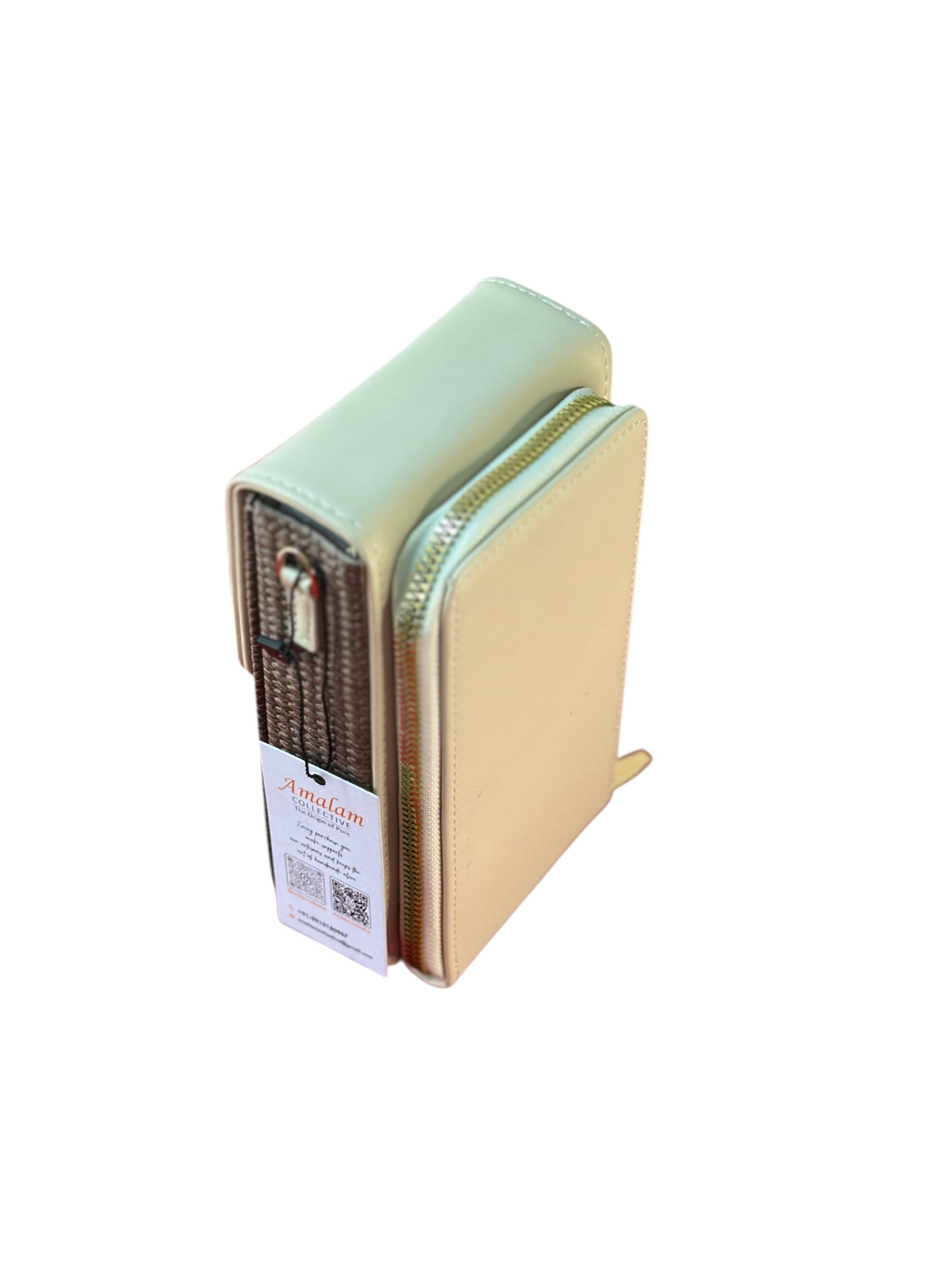 Mini Phone Wallet Sling Bag with Zip Wallet & Flap Closure