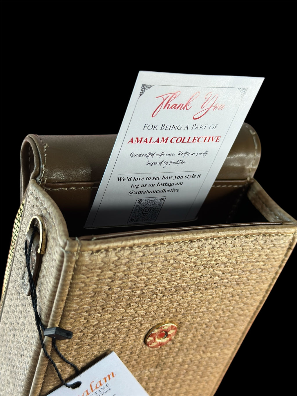 Mini Phone Wallet Sling Bag with Zip Wallet & Flap Closure