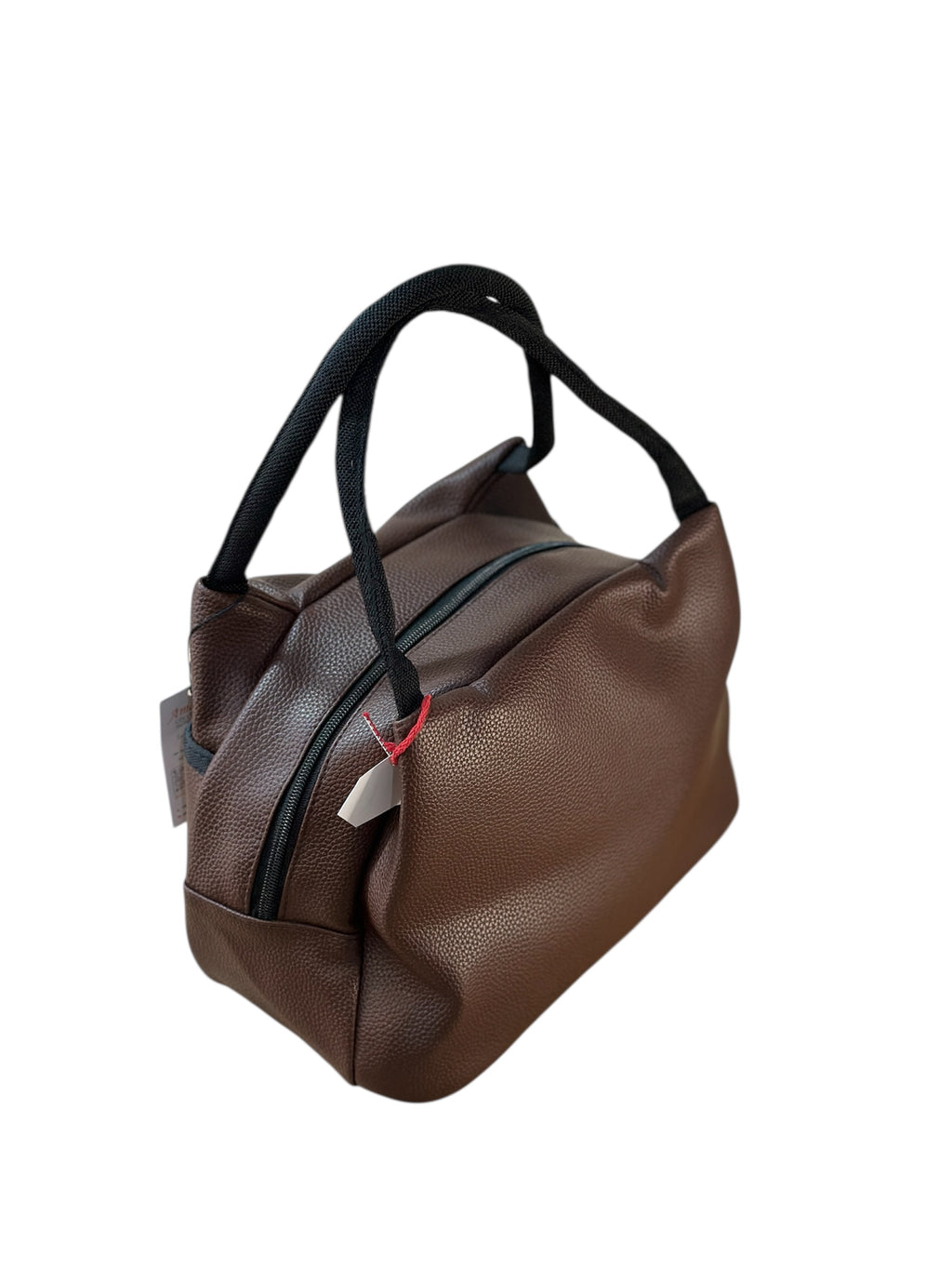 Compact Zip-Top Handbag with Dual Handles – Everyday Utility Bag