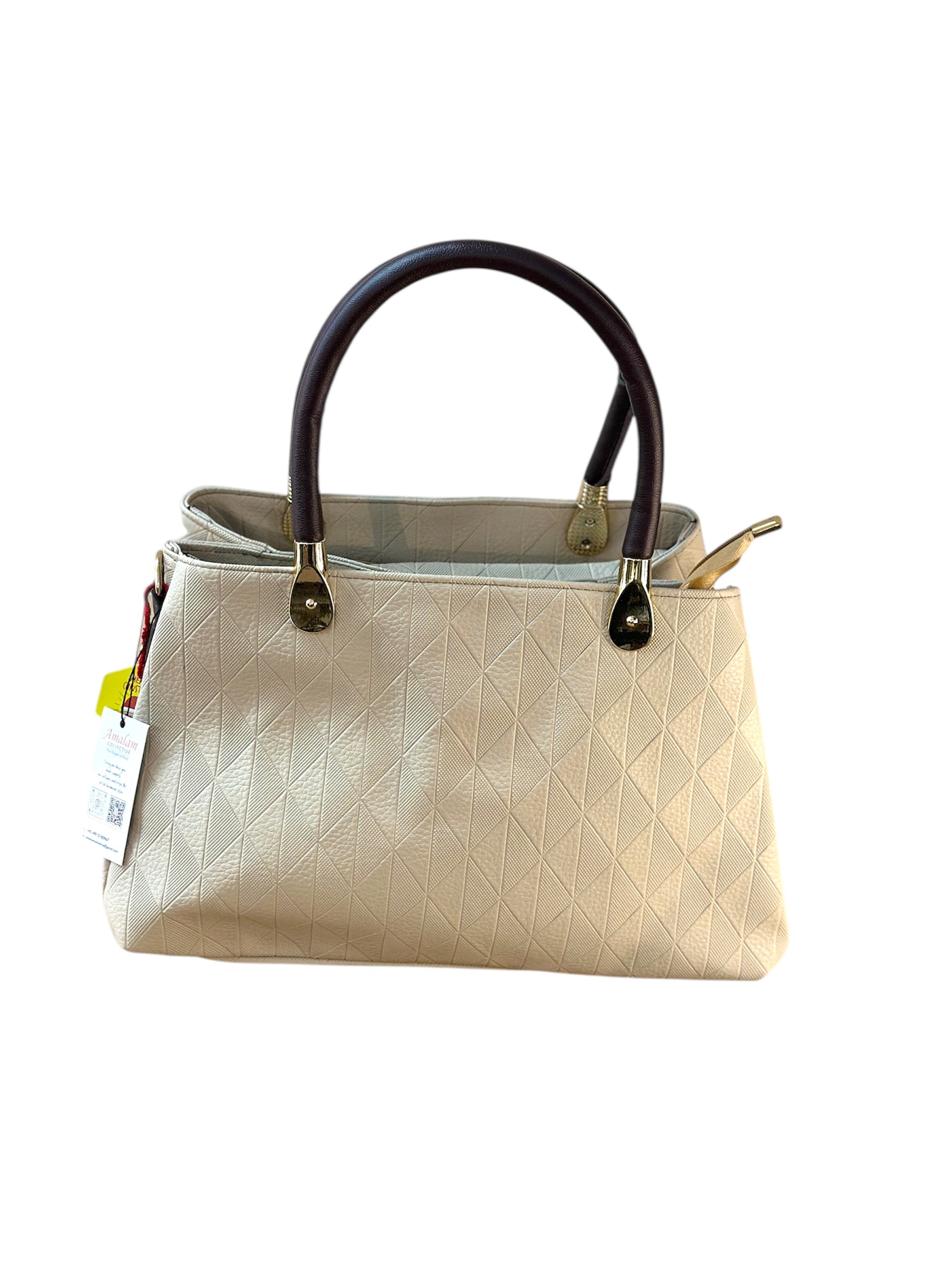 Premium Tote Bag with Zip Closures & Padded Handles