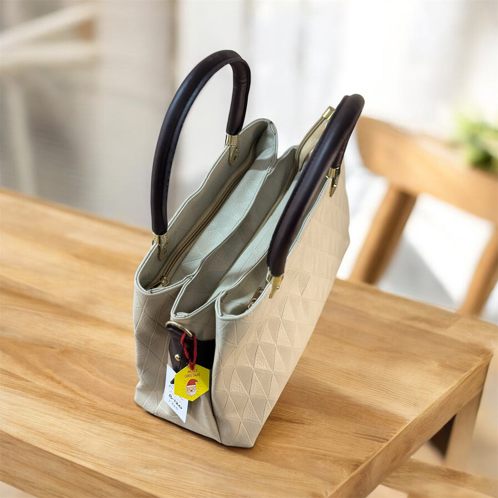 Premium Tote Bag with Zip Closures & Padded Handles