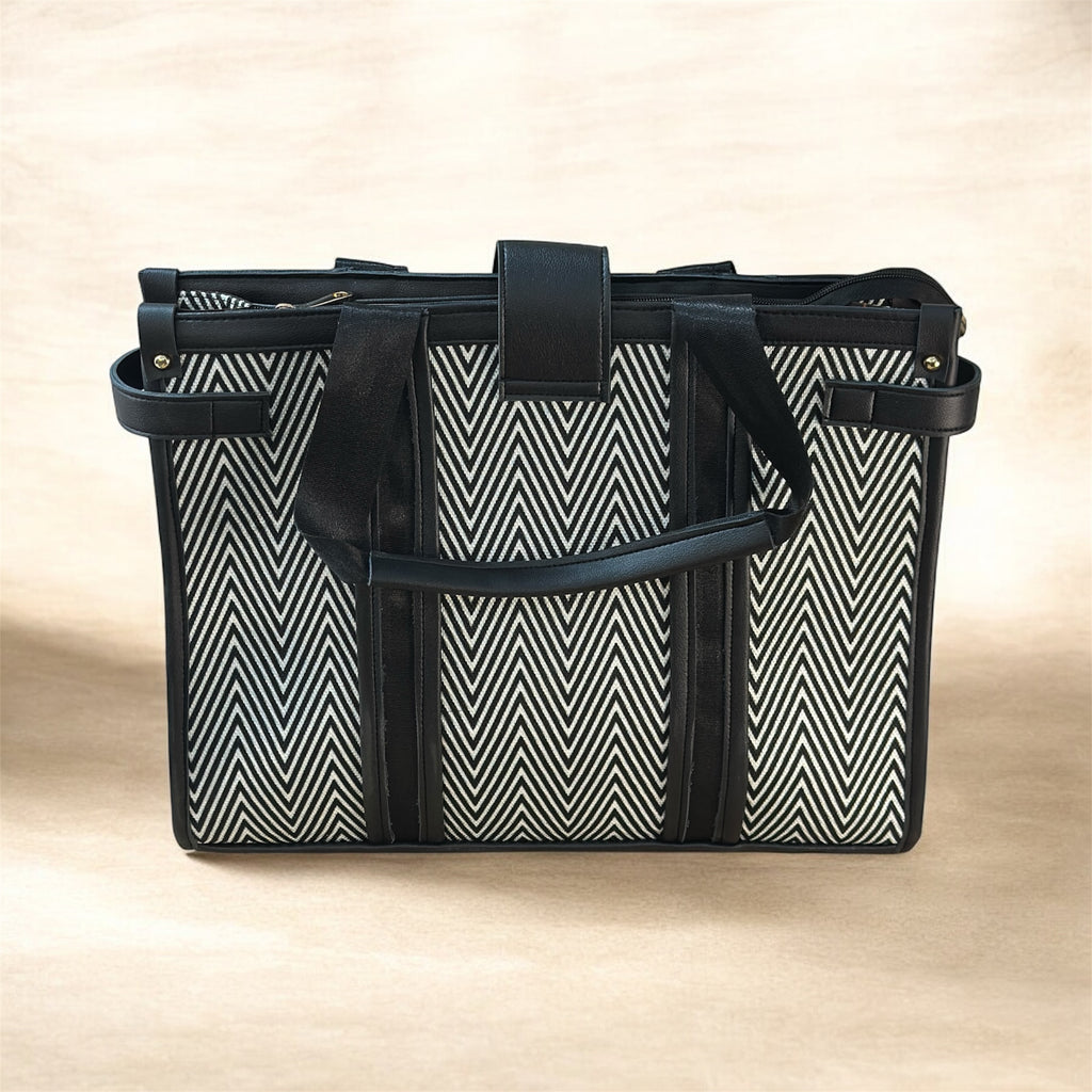 Laptop Tote Bag with Detachable Pouch