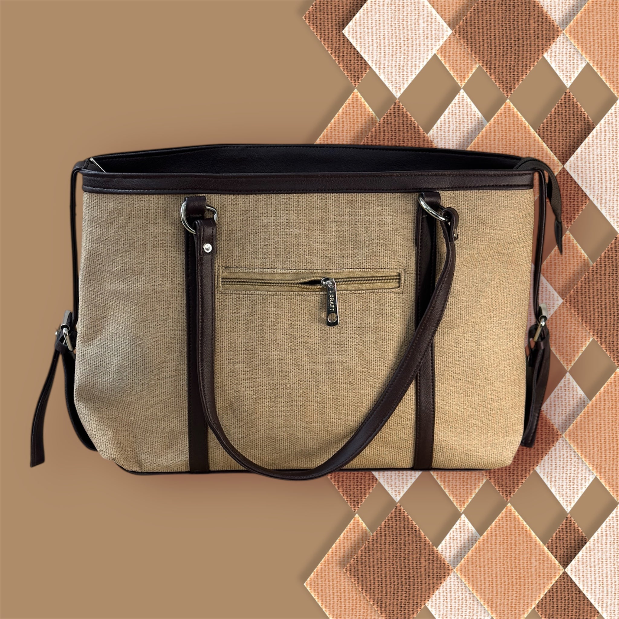 Elegant Paisley Laptop Tote Bag