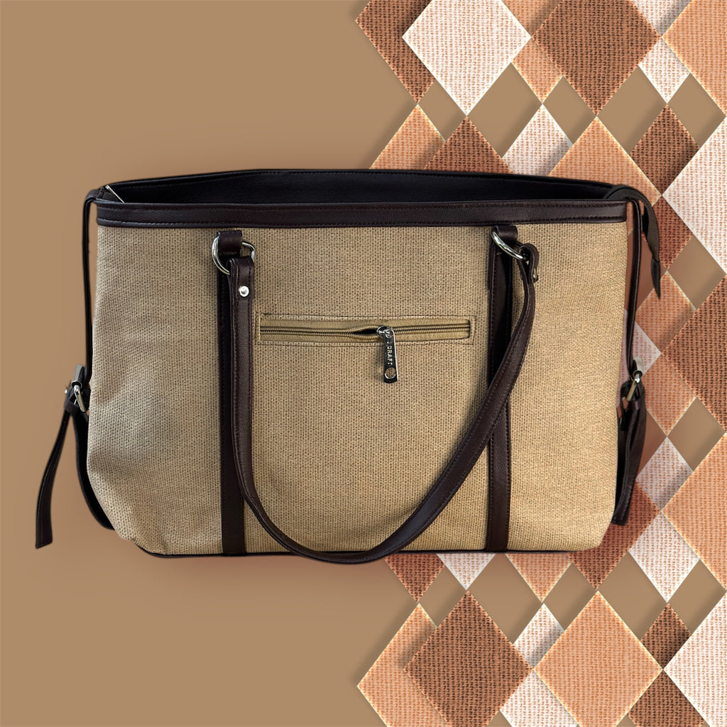 Elegant Paisley Laptop Tote Bag