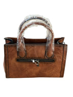 Multicolor Alphabet Embossed Tote Bag