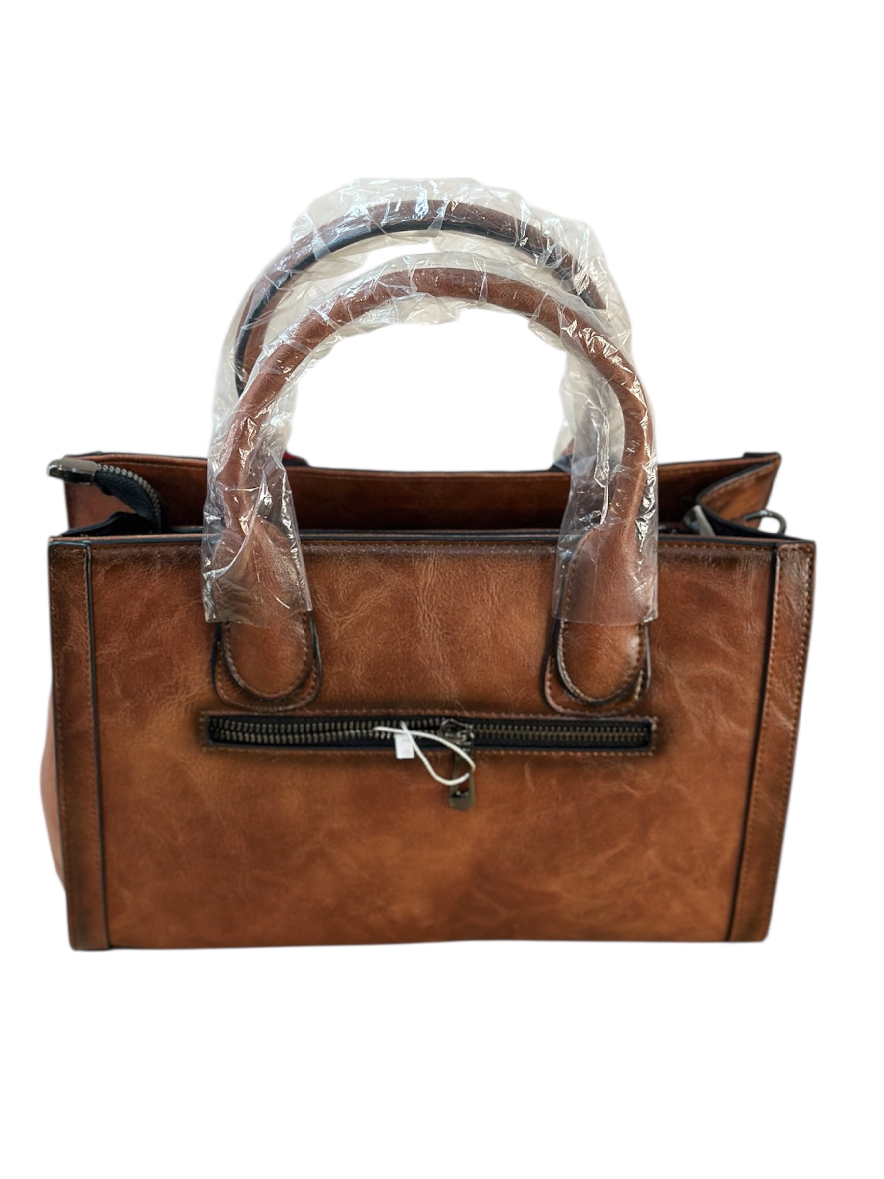 Multicolor Alphabet Embossed Tote Bag