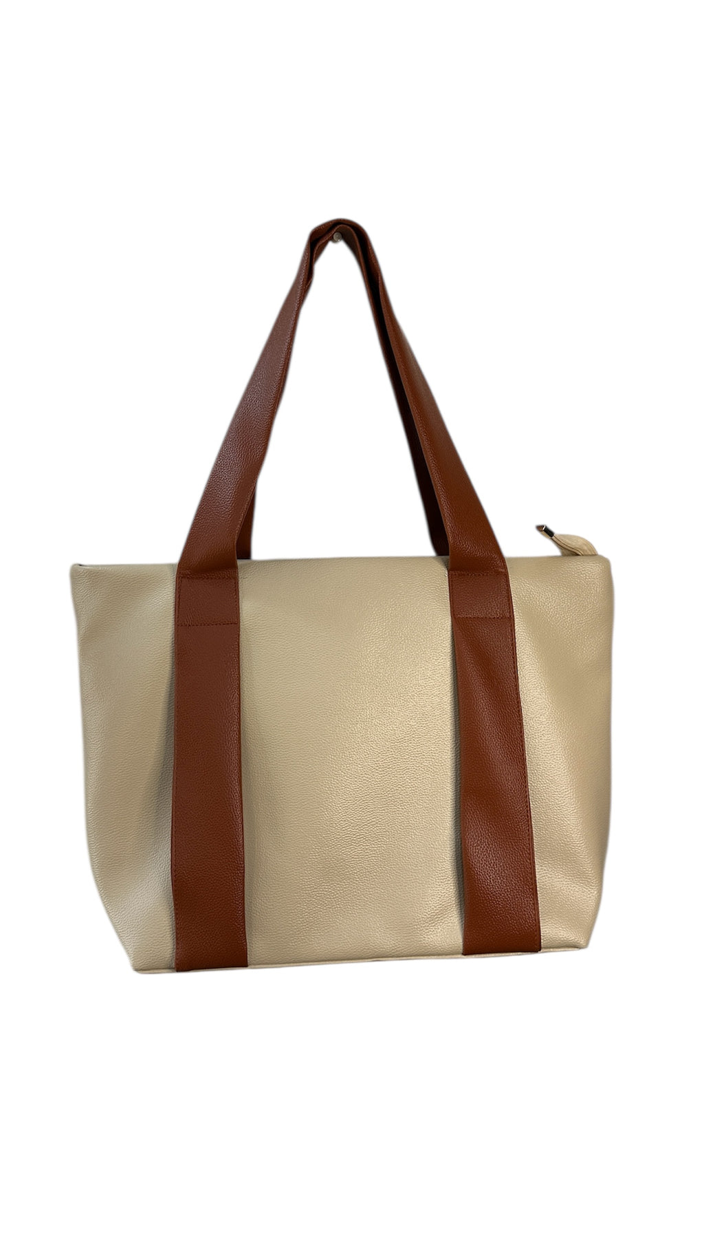 Minimal BlackTote Bag with Front Zip Pocket – Everyday Carry Tote