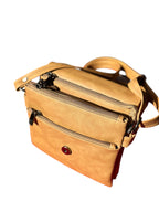 Premium Tan Leatherette Cross body Unisex Bag