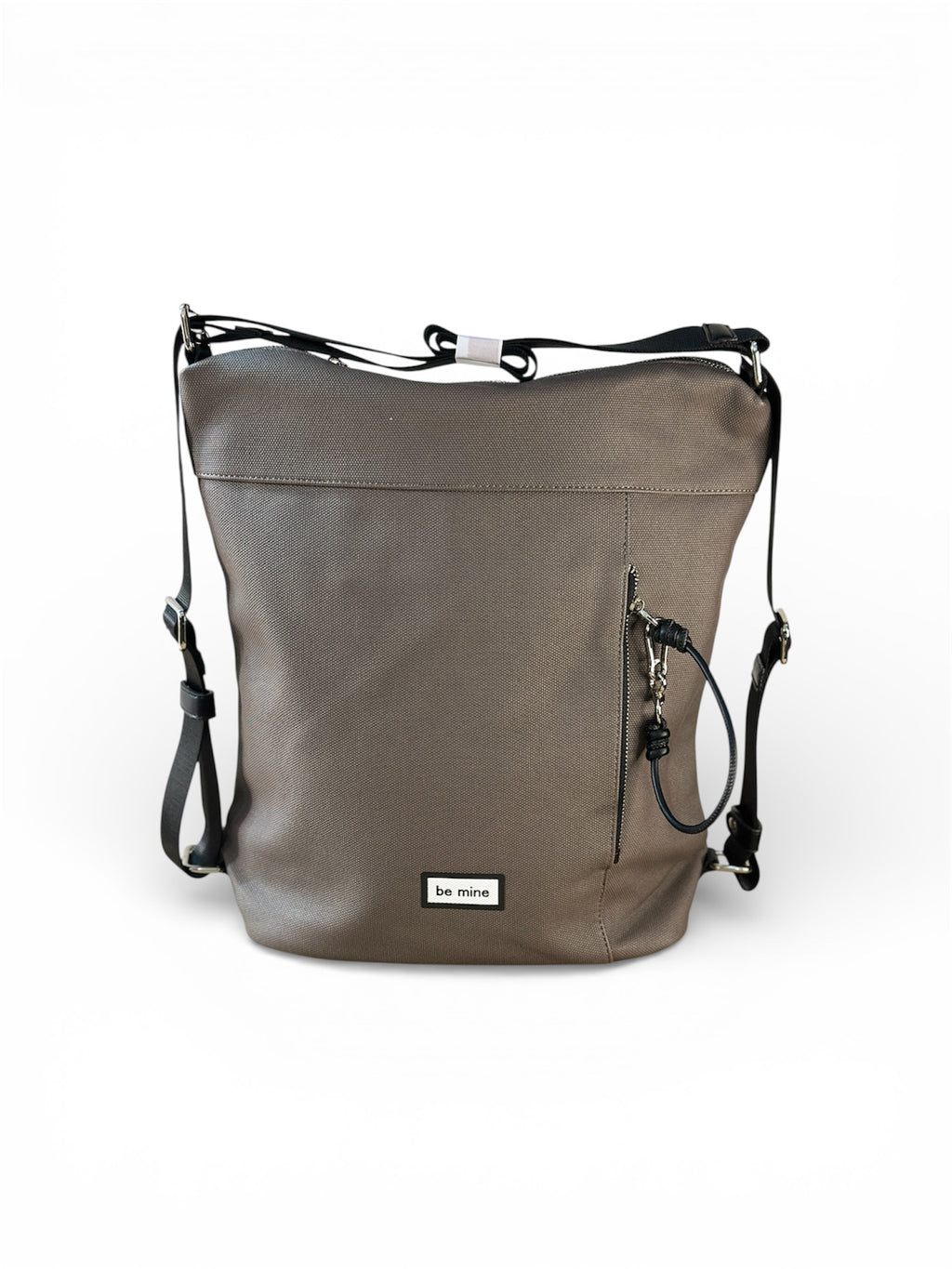 Be Mine Convertible Crossbody Backpack – Grey