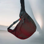 Unisex Black Crossbody Sling Bag – Adjustable Strap Travel Pouch