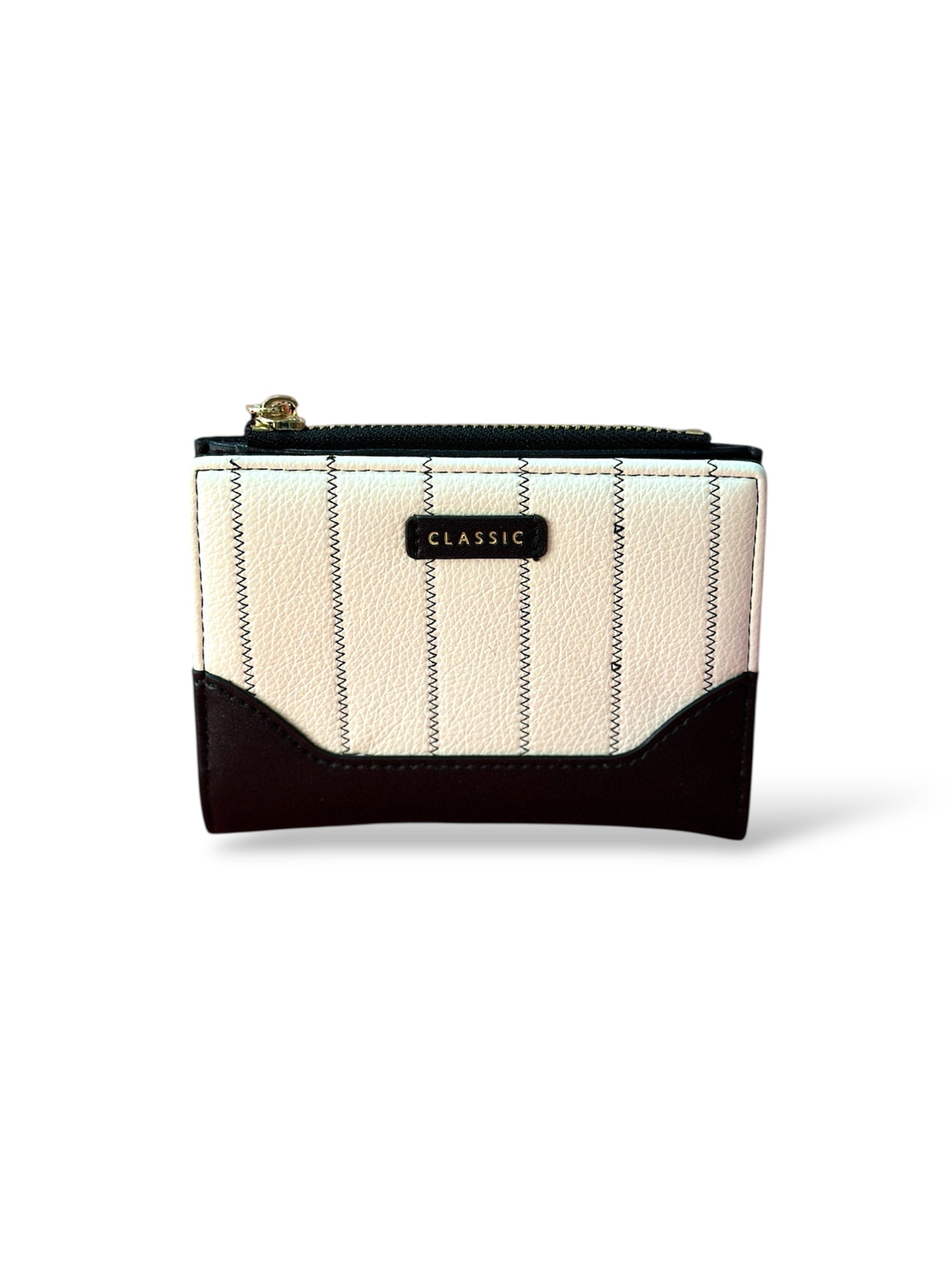 Classic Compact Women’s Wallet – Elegant PU Leather Mini Purse with Zipper Coin Pocket & Multi Card Slots