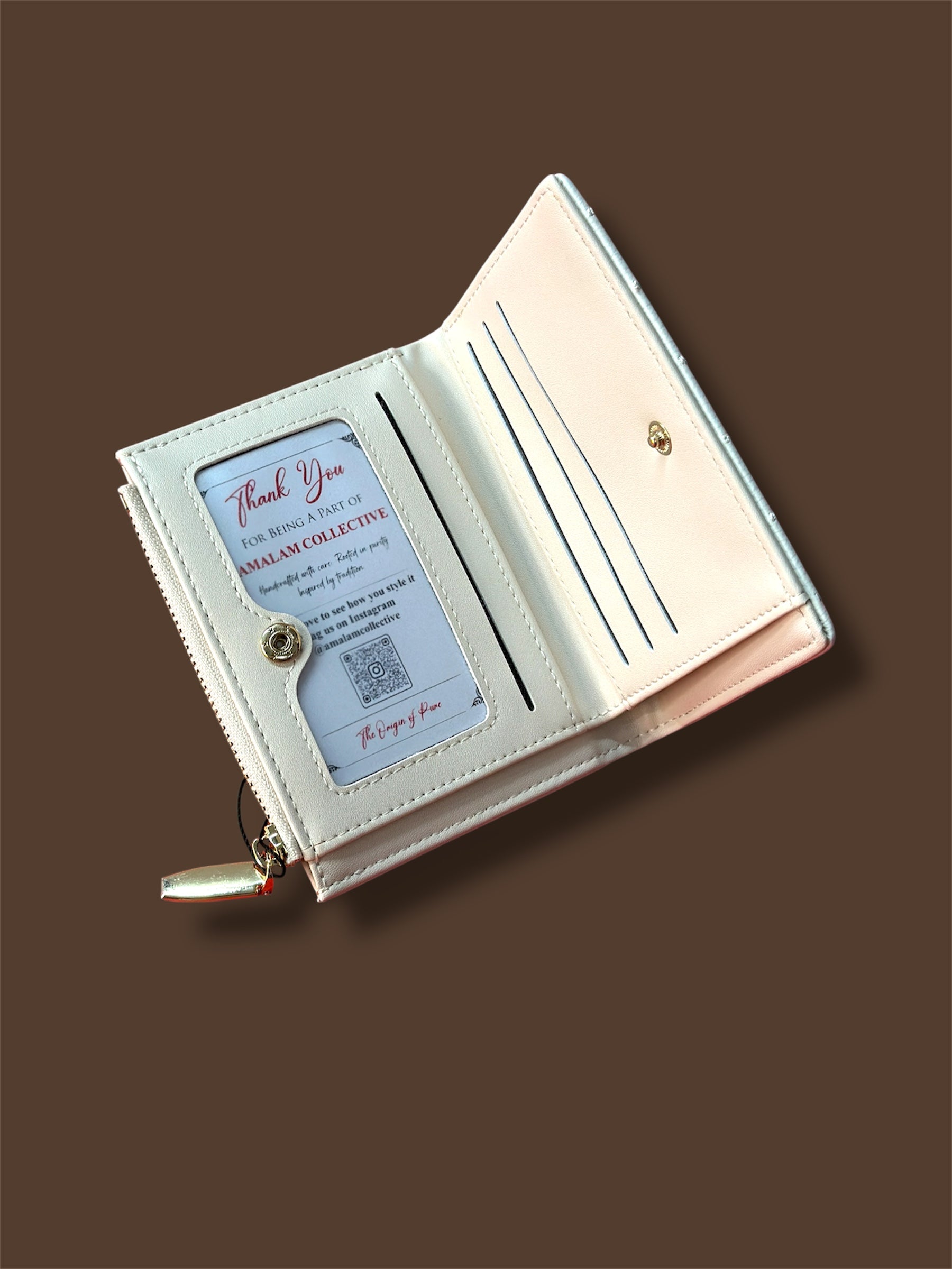 Classic Compact Women’s Wallet – Elegant PU Leather Mini Purse with Zipper Coin Pocket & Multi Card Slots