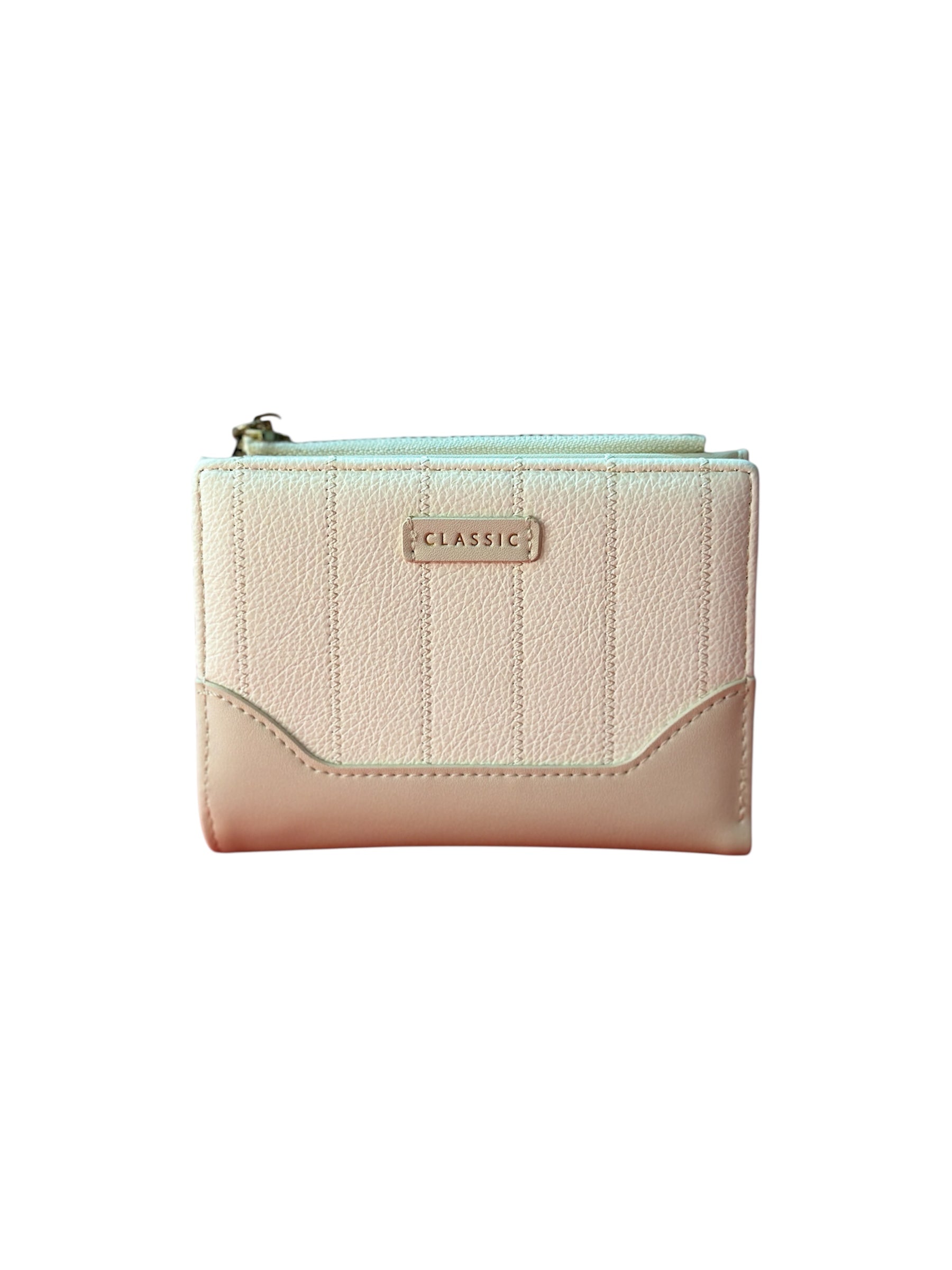 Classic Compact Women’s Wallet – Elegant PU Leather Mini Purse with Zipper Coin Pocket & Multi Card Slots