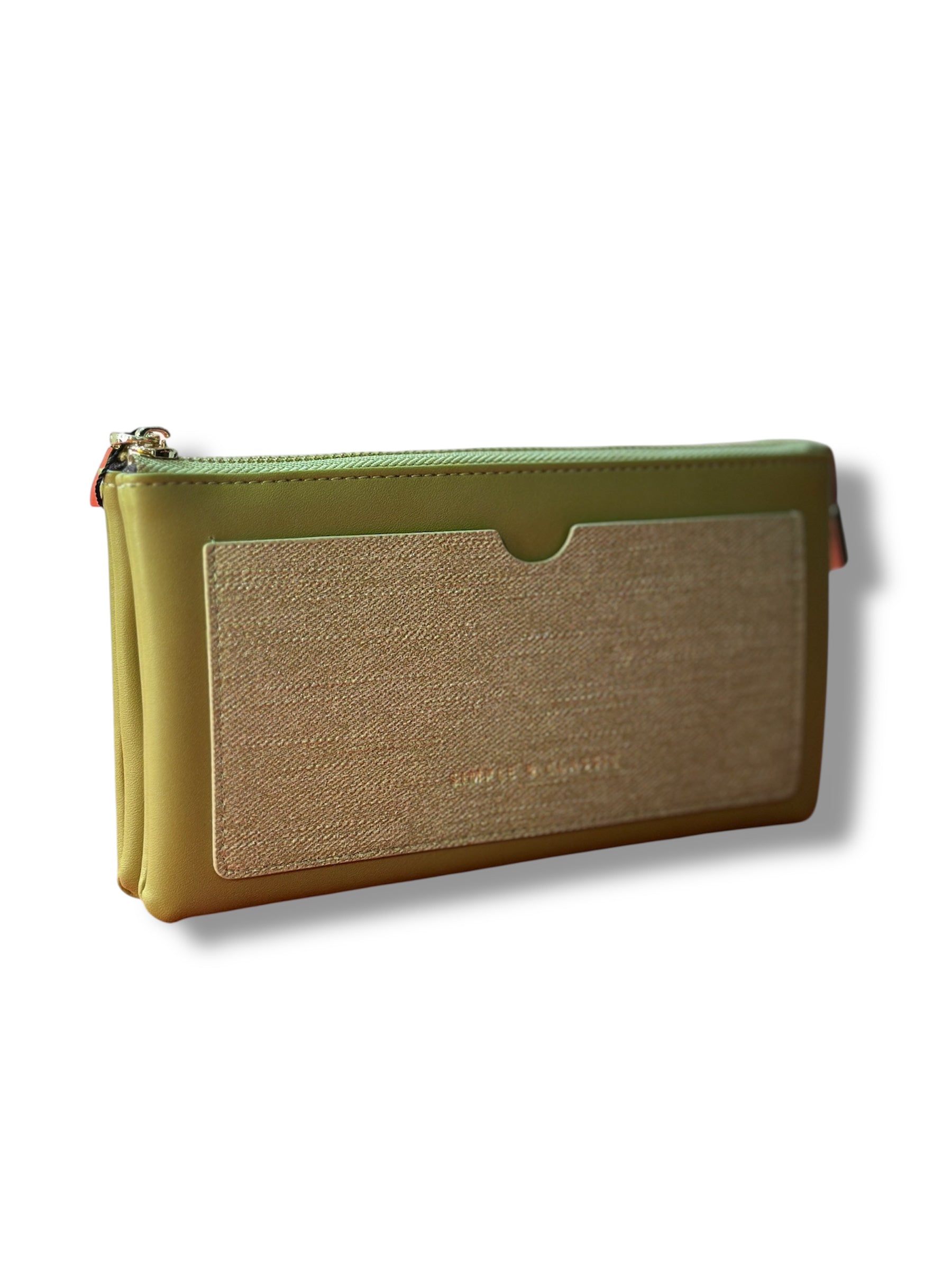 Slim Multi-Compartment Wristlet Wallet