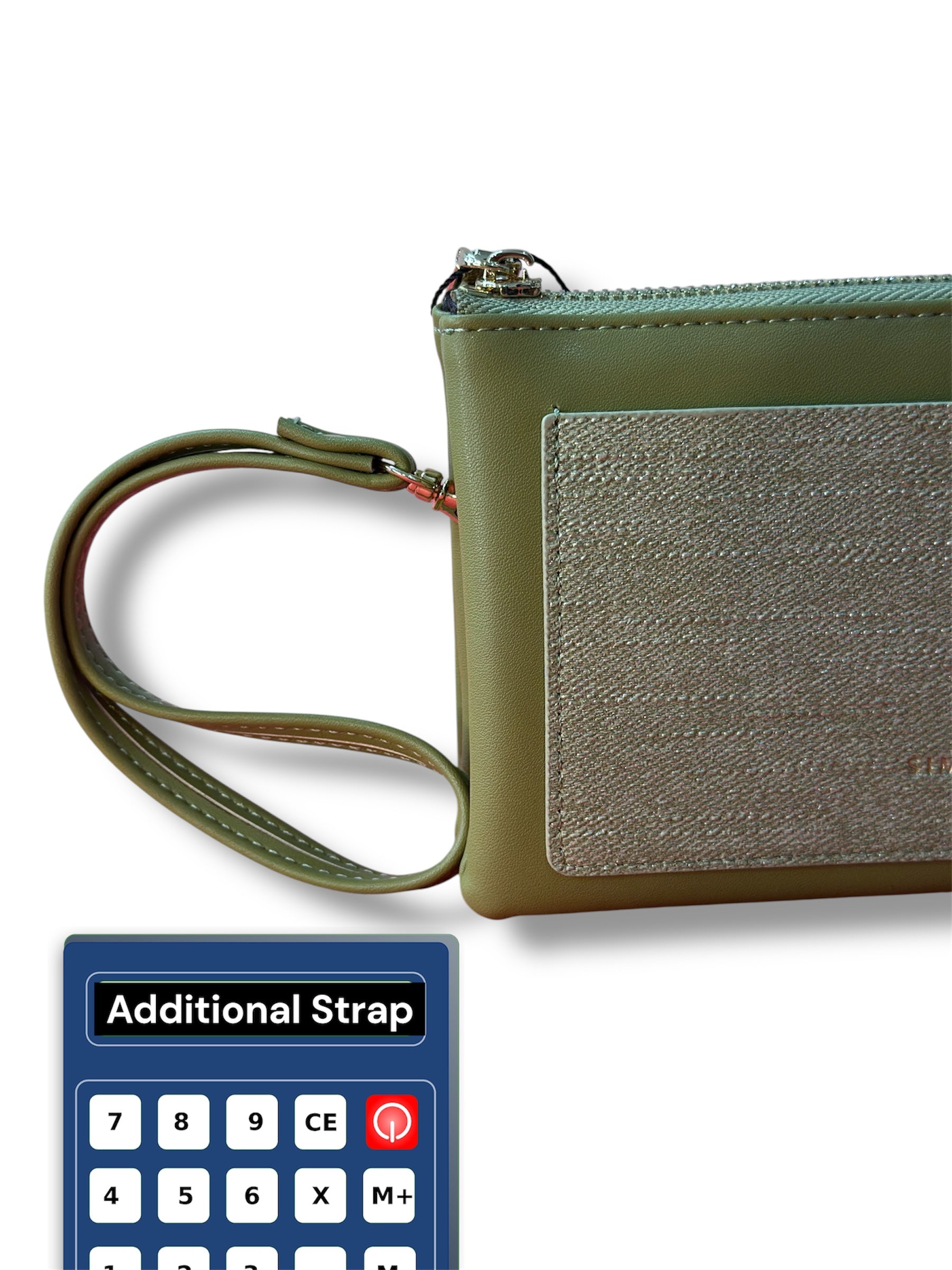Slim Multi-Compartment Wristlet Wallet