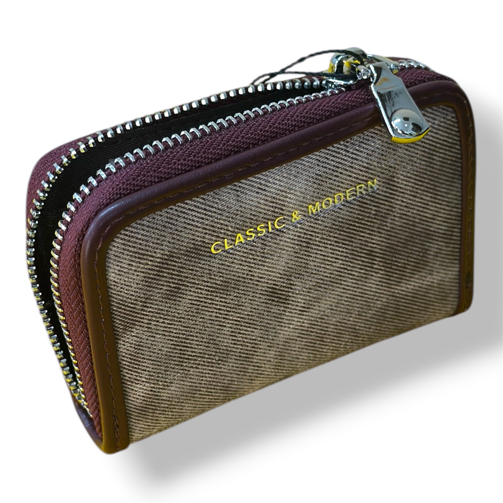 Premium Zip-Around Card Holder Wallet – 11 Slots | Classic & Modern Design | Compact Organizer